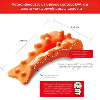 Μασάζ μαξιλάρι EVA για αυχένα – αξεσουάρ γιόγκα για υγιές μασάζ