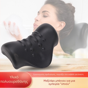 Μαξιλαράκι μπάνιου από PU αφρό με βεντούζες, υψηλής πυκνότητας, αντίσταση και αντιολισθητική στήριξη κεφαλής