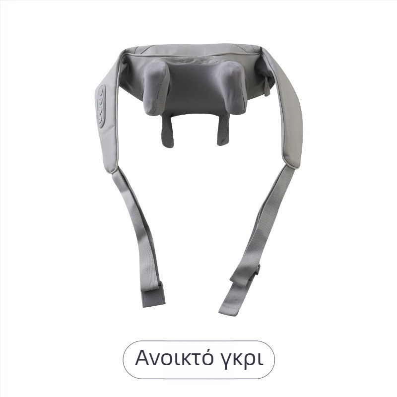 SL-Z9 επαναφορτιζόμενος μασάζ για αυχένα και ώμους, με 6 κεφαλές, θερμή συμπίεση, υπέρυθρη θεραπεία και χρονοδιακόπτης