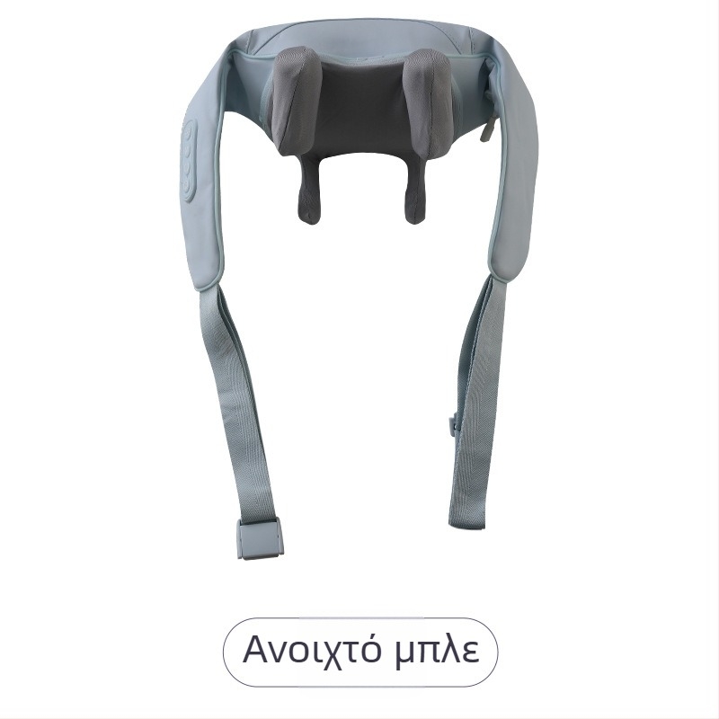 SL-Z9 επαναφορτιζόμενος μασάζ για αυχένα και ώμους, με 6 κεφαλές, θερμή συμπίεση, υπέρυθρη θεραπεία και χρονοδιακόπτης