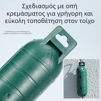 Εξωτερικό αδιάβροχο κουτί σύνδεσης πρίζας με μία είσοδο και μία έξοδο, πλαστικό, υψηλής αντοχής