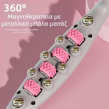 Μασάζερ ολόσωμο με μπίλιες, συσκευή αδυνατίσματος, ράβδος μασάζ κοιλιακής, καλύπτει τη μέση, την πλάτη, τα πόδια, τους ώμους και τον λαιμό, βούρτσα με μεσημβρινούς — Κυκλοφόρησε το καλοκαίρι του 2024, Μάρκα: Other