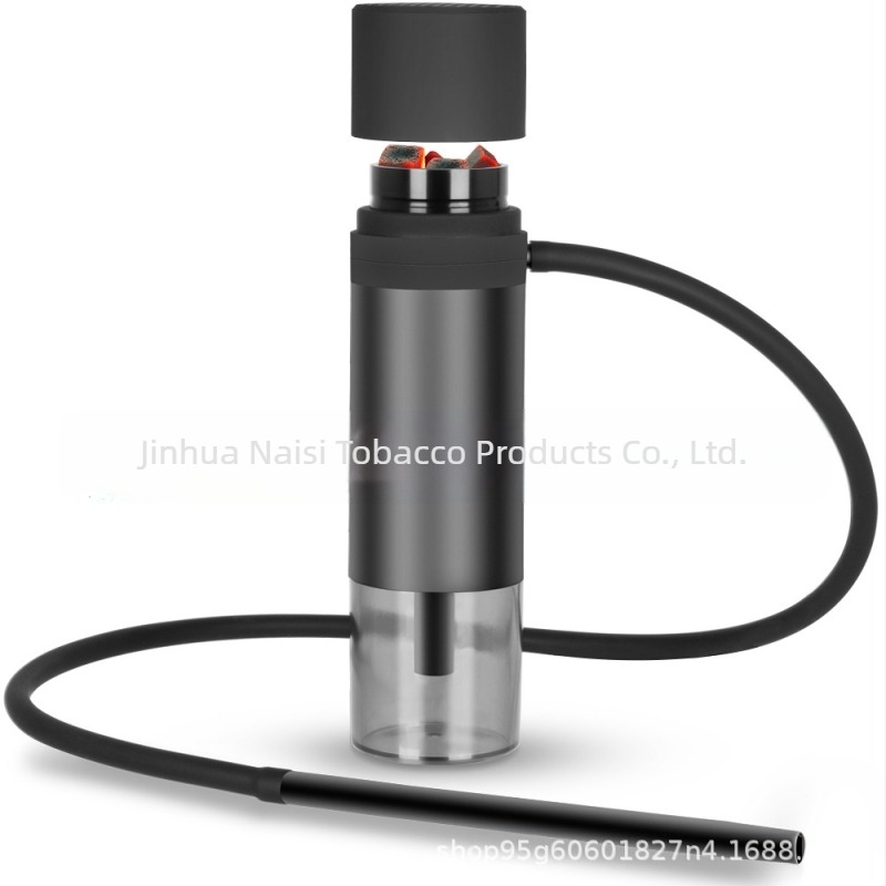 Αποσπώμενο κύπελλο Shisha – φορητό για οικιακή και αυτοκίνητη χρήση; υλικό: αλουμίνιο + γυαλί; δυνατότητα εκτύπωσης λογότυπου; παραμετροποίηση