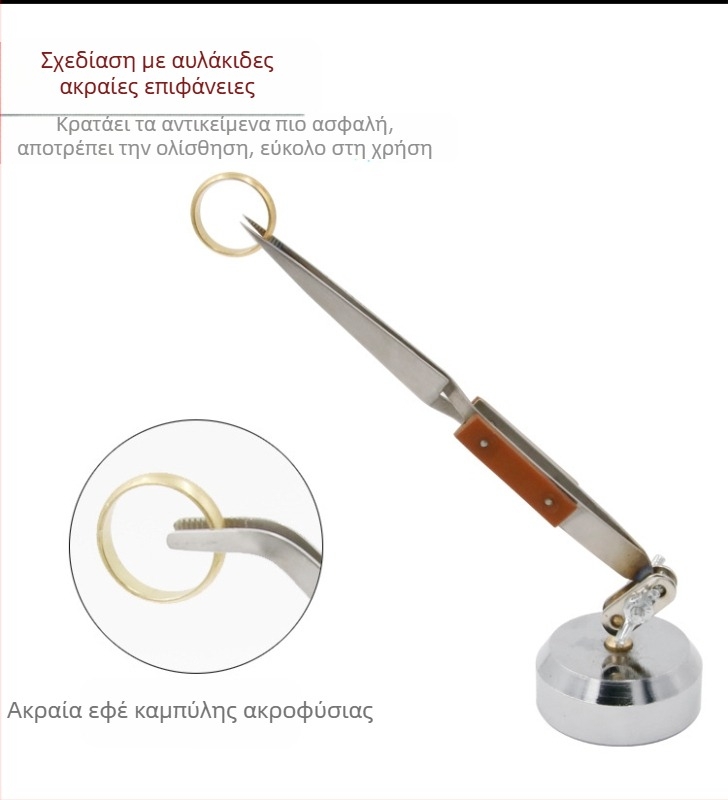 Συσκευή συγκόλλησης με τρία βραχίονες και διπλή κεφαλή σφιγκτήρα, βοηθητικό τραπέζι στήριξης, μάρκα Yilong