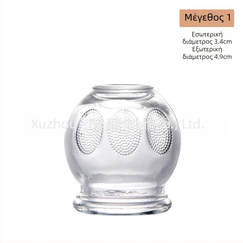 Συσκευή κενού κουπινγκ, γυάλινο σετ κουπινγκ, για αιθέρια έλαια, δυνατότητα εκτύπωσης λογότυπου, άδεια ιδιωτικής ετικέτας