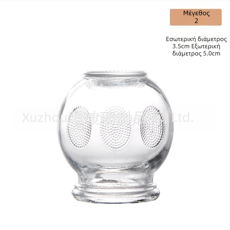 Συσκευή κενού κουπινγκ, γυάλινο σετ κουπινγκ, για αιθέρια έλαια, δυνατότητα εκτύπωσης λογότυπου, άδεια ιδιωτικής ετικέτας