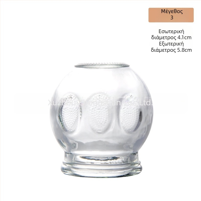 Συσκευή κενού κουπινγκ, γυάλινο σετ κουπινγκ, για αιθέρια έλαια, δυνατότητα εκτύπωσης λογότυπου, άδεια ιδιωτικής ετικέτας