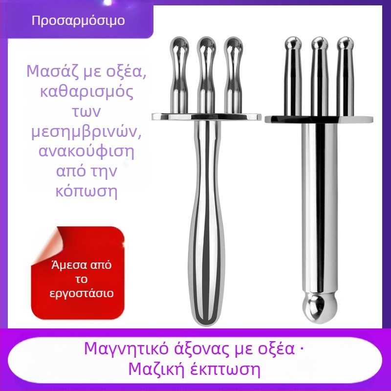 anisa Μαγνητικό πιρούνι μασάζ για μεσημβρινό — Δύο- και Τρία Αγκίστρια Ακουποντ Θεραπεία με Κυκλικές Κεφαλές Μασάζ για τον αυχένα, την πλάτη, τη μέση και τα πόδια