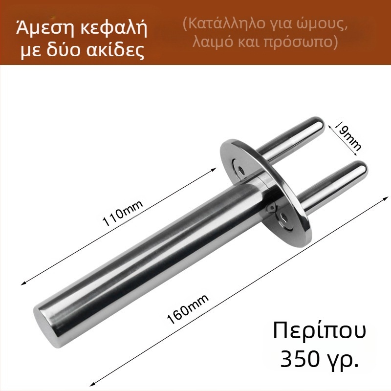 anisa Μαγνητικό πιρούνι μασάζ για μεσημβρινό — Δύο- και Τρία Αγκίστρια Ακουποντ Θεραπεία με Κυκλικές Κεφαλές Μασάζ για τον αυχένα, την πλάτη, τη μέση και τα πόδια