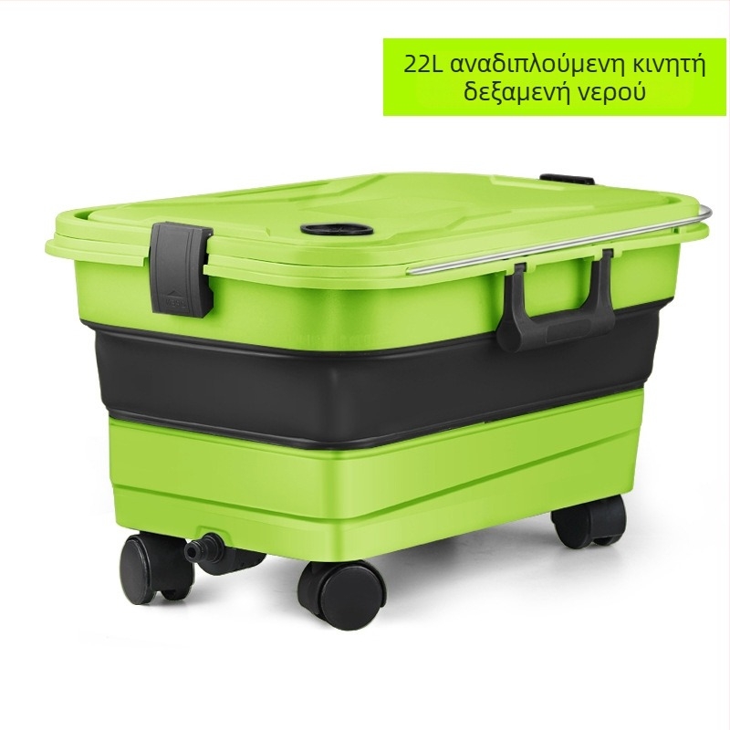 YiFun PP αναδιπλούμενος κάδος με πιστόλι νερού μπαταρία Li-ion για πλύσιμο αυτοκινήτων με υψηλή πίεση