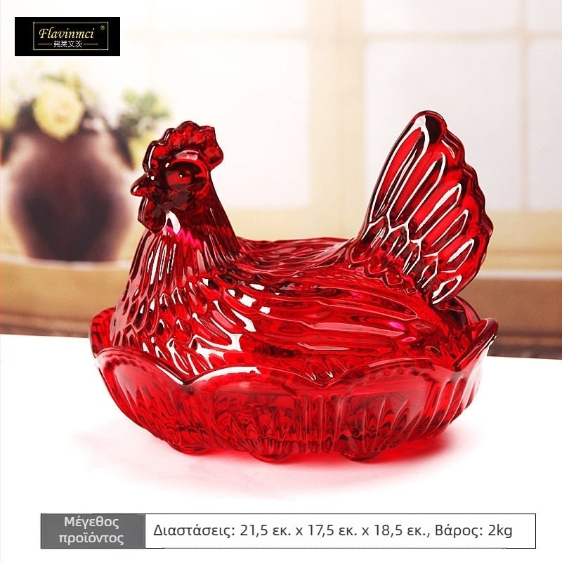 Γυάλινο πιάτο φρούτων, κινεζικό στυλ, μάρκα Flavinmci/flavinz, κυκλοφόρησε το καλοκαίρι του 2021, ποιότητα πρώτης κατηγορίας