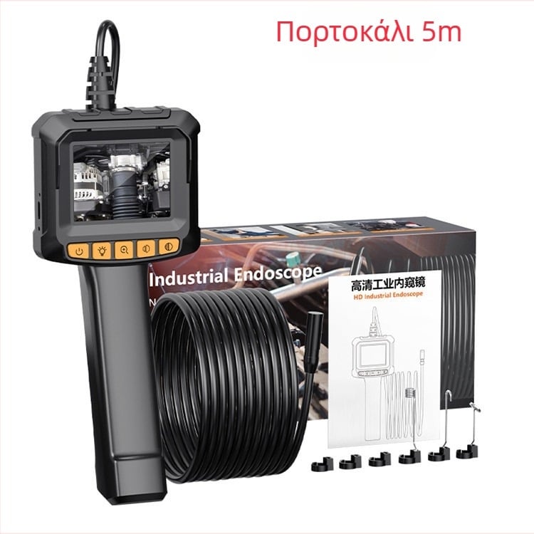 Χειροκίνητο ενδοσκόπιο επιθεώρησης αυτοκινήτων με IP67, διάμετρο ζώνης 8.0 мм, γωνία θέασης 70°, αισθητήρας 5 MP, μήκος εργασίας 500 мм — Μοντέλο inskamG20-M