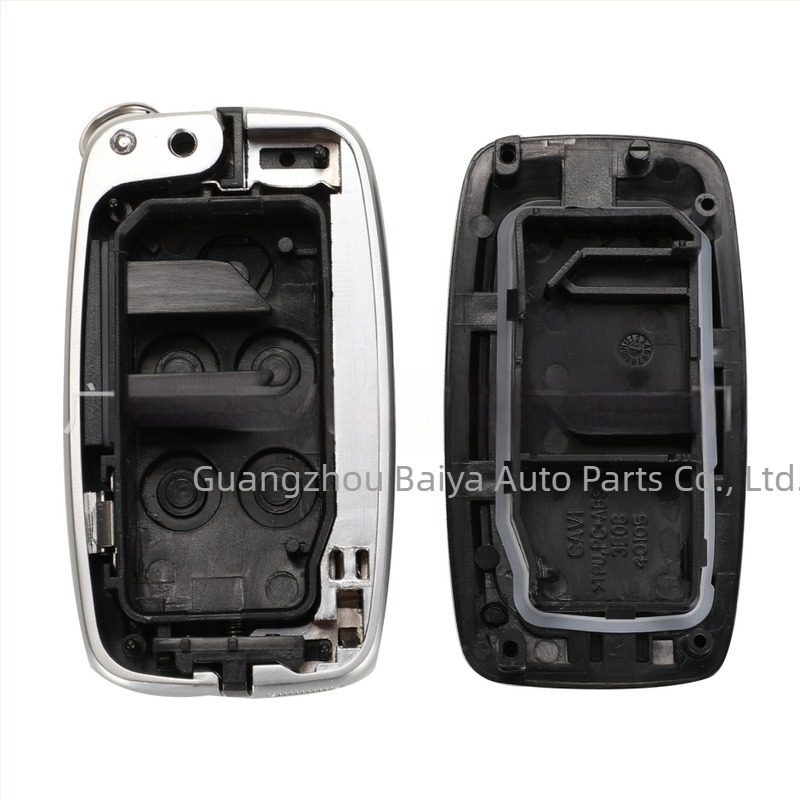 Κύλινδρος κλειδιού Land Rover για 5 κουμπιά – αντικατάσταση περιβλήματος κλειδιού για Range Rover Sport, Velar, Evoque, Discovery 4; λεπίδα κλειδιού από χαλκό + πλαστικό; περίβλημα από πλαστικό; βάρος 68 g