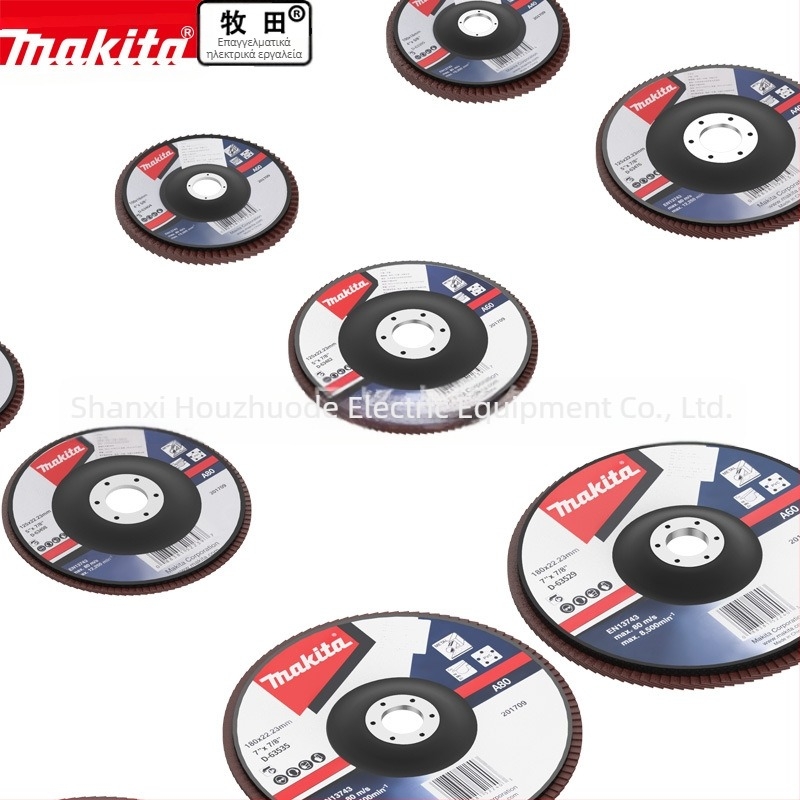 Makita 100 mm τροχός από λειαντικό ύφασμα για γωνιακό τροχό – γυάλισμα, μέγιστη ταχύτητα 80, σκληρότητα A