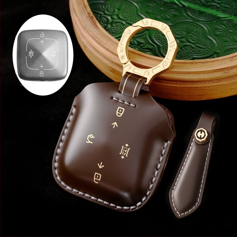 Κάλυμμα κλειδιού αυτοκινήτου για Extremely Krypton 001 — δέρμα βοδιού, υψηλής ποιότητας, προσαρμογή