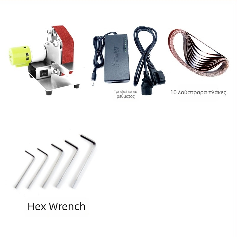 Twilight Vertical Belt Sander – ηλεκτρικό, τροφοδοσία μέσω πρίζας, 12V, AC μονοφασικό/DC έως 50V