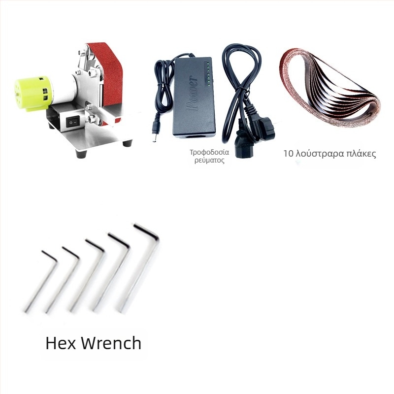 Twilight Vertical Belt Sander – ηλεκτρικό, τροφοδοσία μέσω πρίζας, 12V, AC μονοφασικό/DC έως 50V