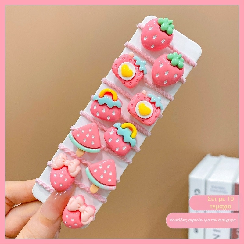 Λαστιχάκια μαλλιών και κορδονάκια, Ακρυλικό, Κοριτσίστικο, γλυκό στυλ, Σειρά Princess