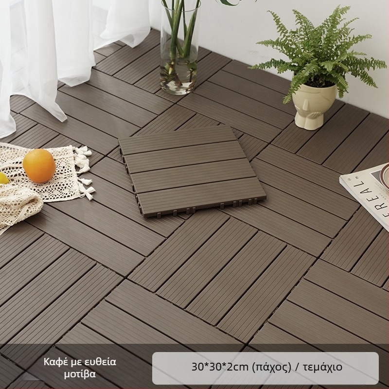 Πλαστικό αυτοσυναρμολογούμενο δάπεδο με υφή ξύλου, μοντέρνος μινιμαλισμός, αντισηπτικό, κατάλληλο για διάδρομο