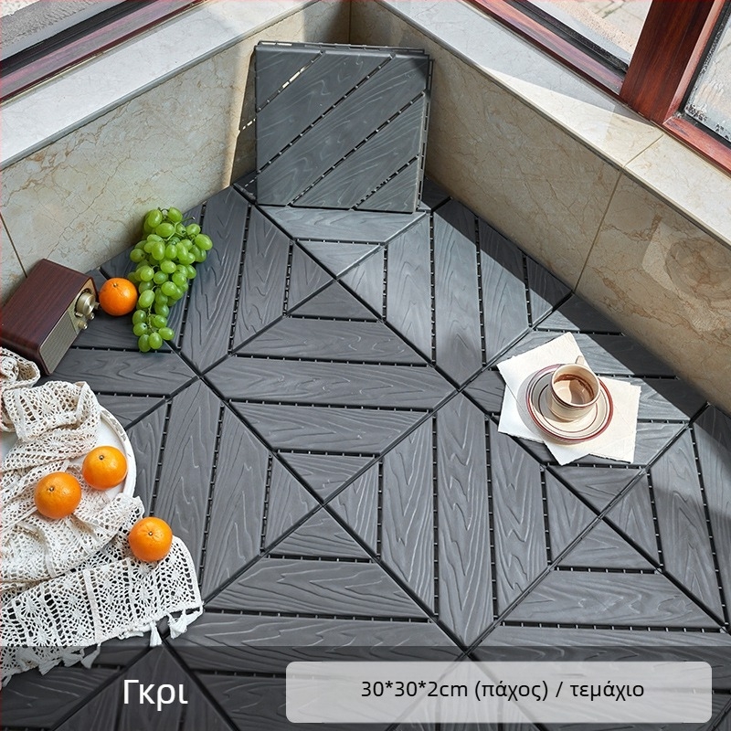 Πλαστικό αυτοσυναρμολογούμενο δάπεδο με υφή ξύλου, μοντέρνος μινιμαλισμός, αντισηπτικό, κατάλληλο για διάδρομο