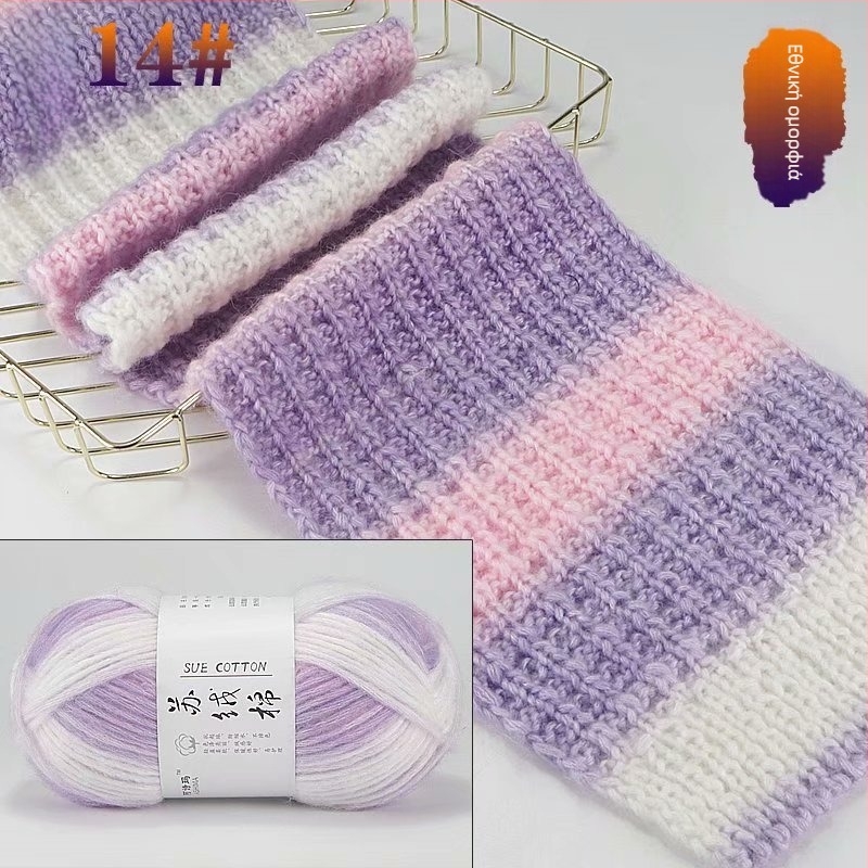 Νήμα για χειροποίητο πλέξιμο, ανάμεικτο; Σύνθεση: βελούρ κουνελιού και τροποποιημένος πολυεστέρας; Μορφή νημάτων: γραμμή; Διαδικασία στριψίματος: δαχτυλίδι; Στροφές: 10