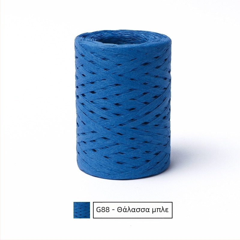 Νήμα σωληνώδες από βαμβακερή ραφία — ring spinning, μάρκα hiraffia (ψευδώνυμο: hiraffia cheer)