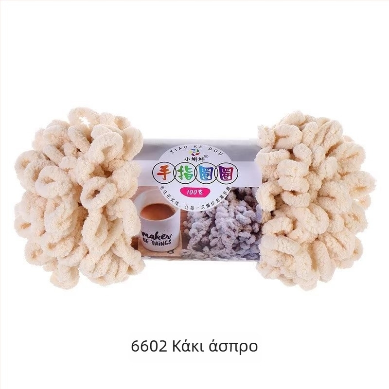 Νήμα για πλέξιμο με δάχτυλο — παχύ για DIY μαξιλάρια, 16s, μονή κλωστή, γραμμή semi-worsted