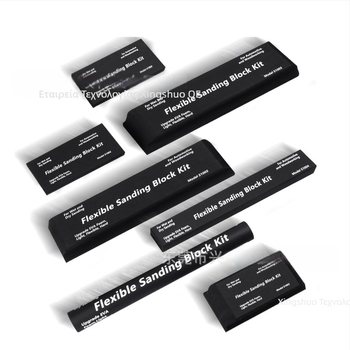 Σετ EVA μπλοκων λείανσης για ξηρή και υγρή χρήση, για γυάλισμα αυτοκινήτων και επίπλων, 7 τεμάχια με γυαλόχαρτο, πυκνότητα 38-70 kg/m³, μάρκα Xingshuo
