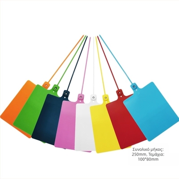 Πλαστική κρεμαστή ετικέτα εφοδιαστικής, λέιζερ εκτύπωση, προσαρμογή, PP υλικό, μάρκα AFD Anfenda, ετικέτα ταυτοποίησης