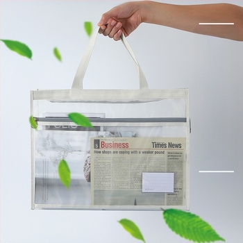 Τσάντα αποθήκευσης τέχνης με φερμουάρ – Bai Yi, νάιλον πλέγμα, φορητή μελέτης τσάντα για σκίτσα και μαρκαδόρους, μορφή: χαρτινό μπλοκ