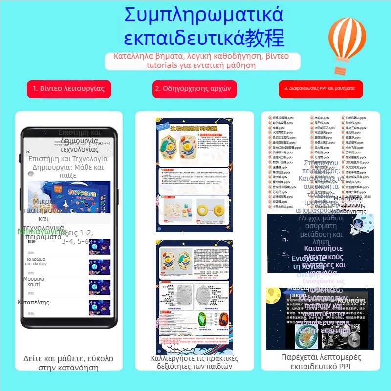 Σετ διδασκαλίας μοντέλων κυττάρων φυτών και ζωικών κυττάρων, ξύλινο υλικό, κατάλληλο για DIY, μη ηλεκτρικό, για μαθητές 7–14