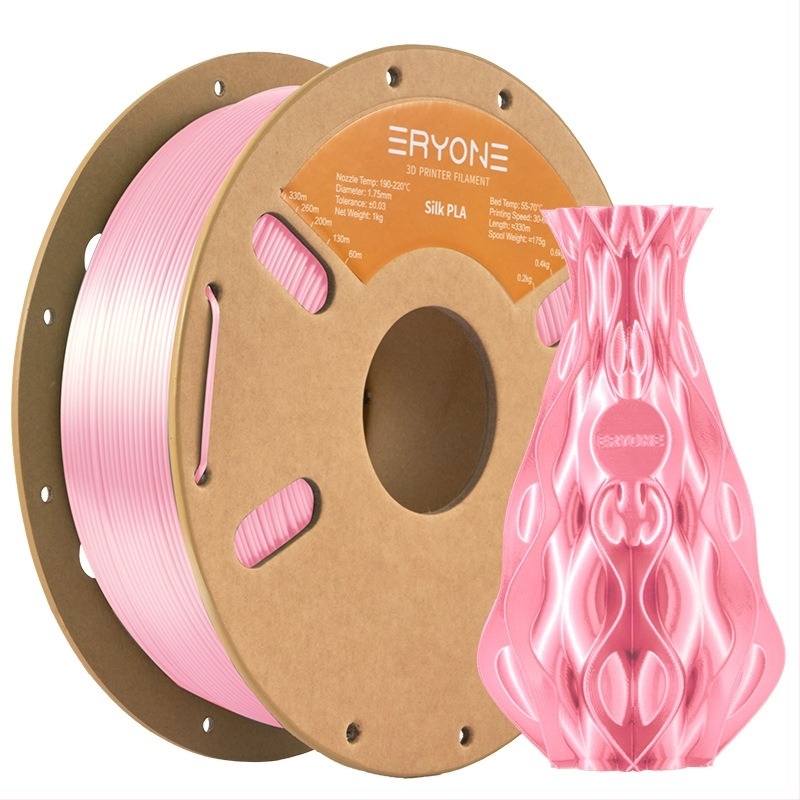 Νήμα Silk PLA της Eryone — κυκλική διατομή, μήκος 330 m, PLA υλικό