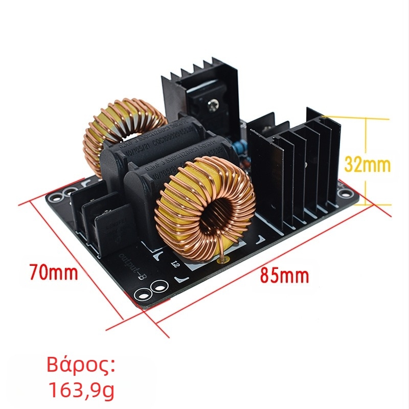 WAVGAT ZVS τροφοδοτικό για Τέσλα πηνίο – πλακέτα οδηγού υψηλής τάσης