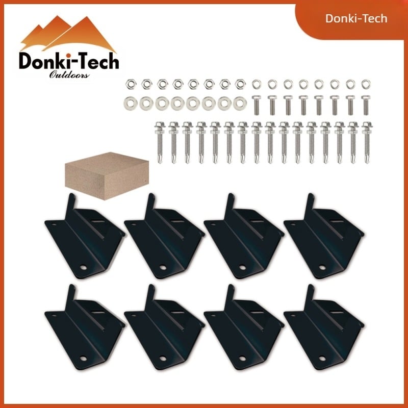 Ζ-βραχίονας στήριξης για ηλιακό πάνελ – κράμα αλουμινίου, φωτοβολταϊκό μπλοκ, Donchi