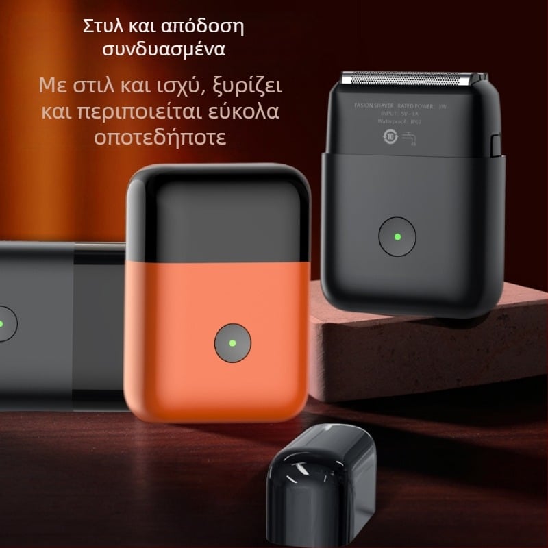 Ηλεκτρική ξυριστική μηχανή IP67, αδιάβροχη για ολόκληρο σώμα, κεφαλή παλινδρομικής κίνησης 3-λεπίδων, ενσωματωμένη μπαταρία 800-1000 mAh, επαναφορτιζόμενη, μοτέρ χωρίς ψήκτρες, χαμηλός θόρυβος