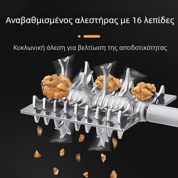 King Jin Yu Χειροκίνητος θραυστήρας φιστικιών και αποξηραμένων φρούτων για περιστέρια, πλαστικό, καταγωγή Τιάντζιν