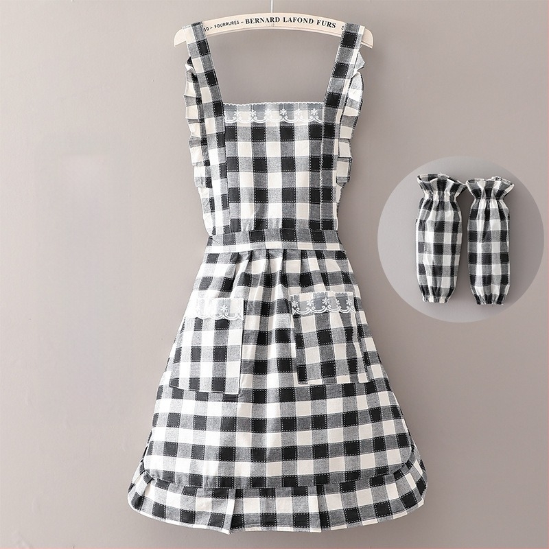 Haojin Καμβάς Ποδιά χωρίς Μανίκια για Κουζίνα – Αντι-Λεκέδες, Δροσερή και Μοντέρνα Εργασιακή Ενδυμασία