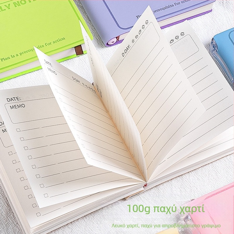 Mesibo Σημειωματάριο, τετράγωνης μορφής, δεμένο με κλωστή, χαρτί από πολτό ξύλου 40 g/m², 50–100 σελίδες, στυλ γραφείου