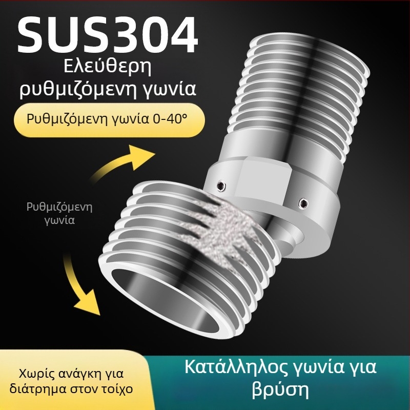 Καθολική κυρτή κεφαλή ντους από ανοξείδωτο ατσάλι 304, μοντέρνος απλός σχεδιασμός, μάρκα Win the domineering