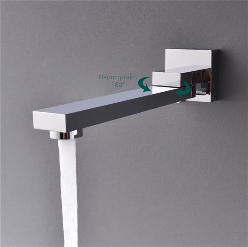 Κρυφή χαλκού βρύση με βιδωτή σύνδεση για ντους και νιπτήρα, 6 MPa, 1–80°C, μοντέρνο στυλ