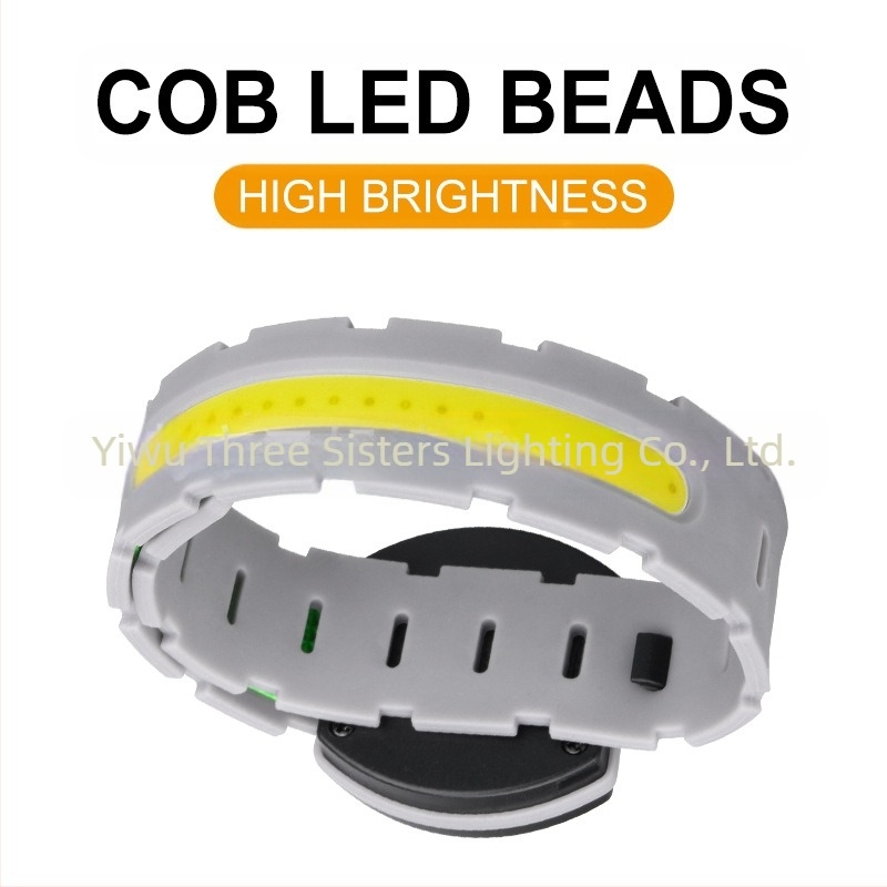 Βραχιολάκι τρεξίματος με COB LED, φόρτιση Type-C, ABS περίβλημα, ανθεκτικό στο νερό και στον ιδρώτα, μπαταρία 800 mAh
