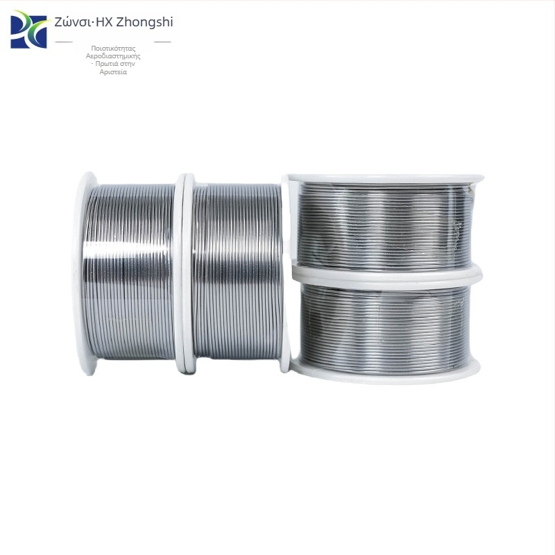 Σύρμα συγκόλλησης, κυλούμενος, με ροζίν φλουξ, χωρίς πλύσιμο — μάρκα Zhongshi, σειρά χωρίς μόλυβδο/με μόλυβδο