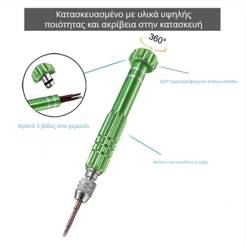 IFIXPRO Σετ εργαλείων κατσαβιδών από ατσάλι 8 σε 1 για οικιακή συντήρηση, 8 τεμάχια, Πρότυπο: Formula