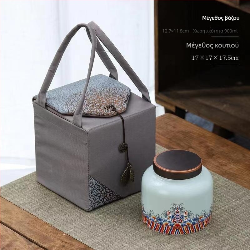 Κεραμικά δοχεία τσαγιού σε κουτί δώρου, ανθεκτικά στην υγρασία, σφραγισμένα, δυνατότητα προσαρμογής λογοτύπου, σετ 12 τεμαχίων