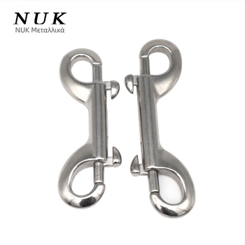 Γάντζος με δύο κεφαλές από ανοξείδωτο χάλυβα 316, τύπος B, για κατάδυση, γρήγορη απελευθέρωση, μέγιστο φορτίο 1.2