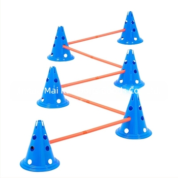 Maca εργαλείο προπόνησης — PVC/PE εμπόδιο ράβδας για ευκινησία στο ποδόσφαιρο