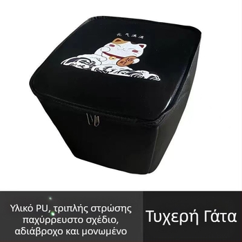 Μπροστινό καλάθι αποθήκευσης για ηλεκτρικό ποδήλατο με εσωτερική επένδυση και καπάκι, αδιάβροχο και κάλυμμα σκόνης