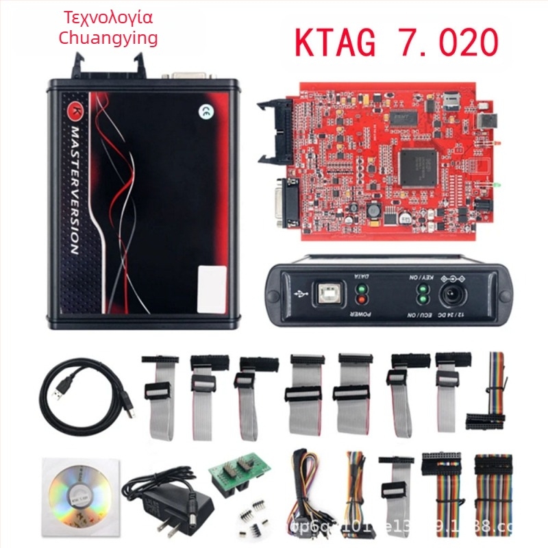Όργανο διάγνωσης βλαβών αυτοκινήτων, KESS V2 KTAG, 12V, -50°C έως 60°C εύρος λειτουργίας