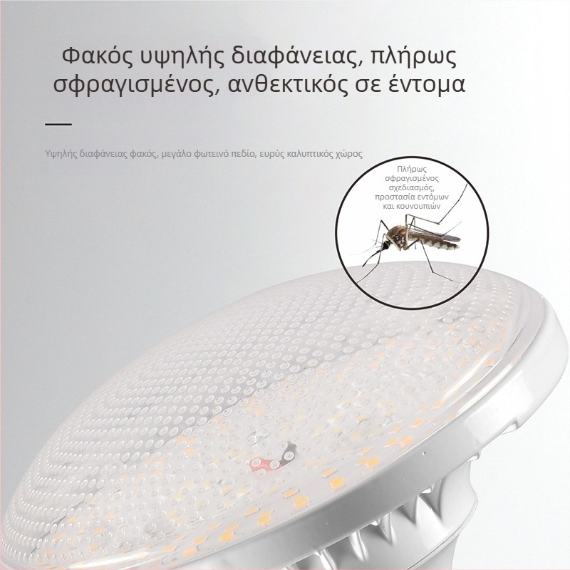 Λαμπτήρας ανάπτυξης φυτών με πλήρες φάσμα, βάση E27, 24W, 2400 lm, IP44