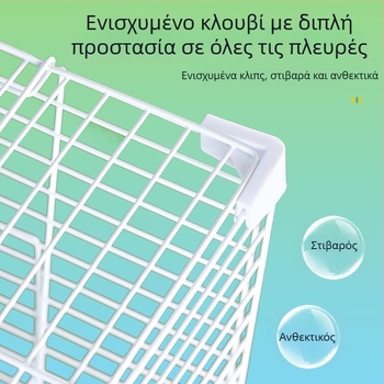 Μεγάλο πολυτελές κλουβί για παπαγάλους – μεταλλικό κλουβί σε στυλ βίλα, με μοτίβο τιγρινου δέρματος και φινίρισμα μαργαριρι-πεόνια για οικιακή χρήση